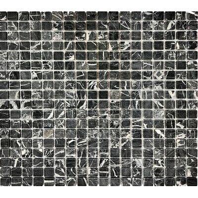 Stone mosaic NERO MARQUINA TUM 30,5х30,5