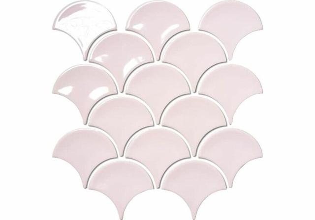 Ceramic mosaic PINK SCALES 25,9х27,3