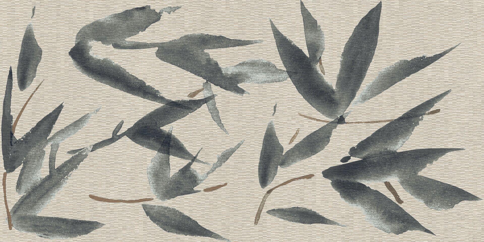 Leaves Linen Mix