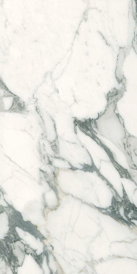 Silver Grey White glossy 90x180