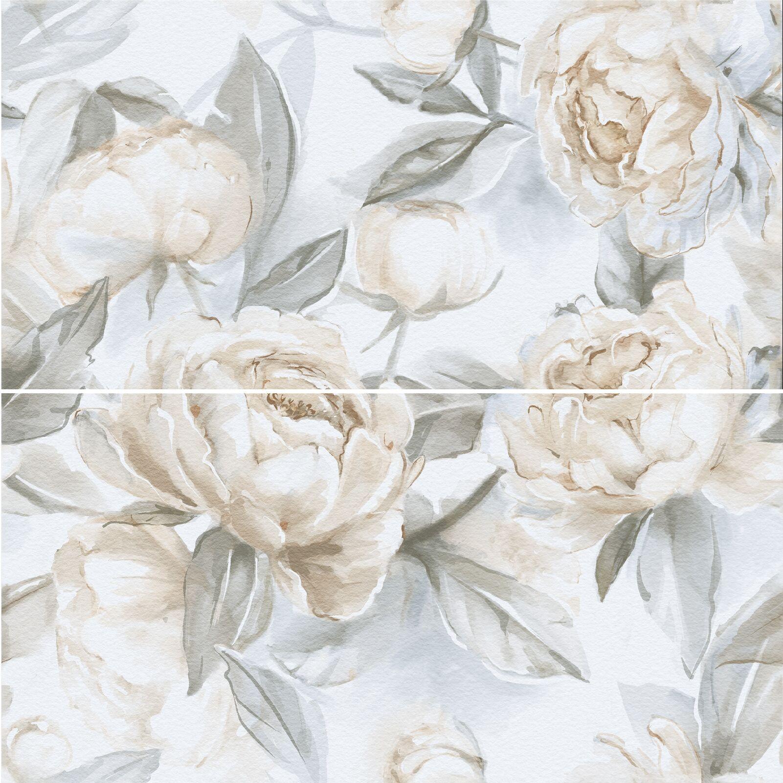 Elite Peonies Decor A+B 60x120 Matt