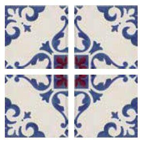 8330 Blanc Bleu Trama