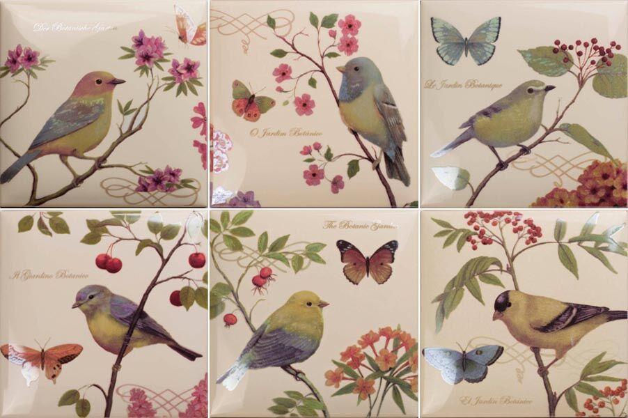 Bird Decors 6pz
