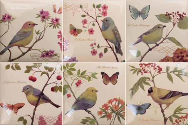 Bird Decors 6pz