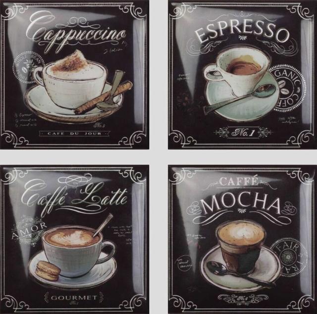 Coffee Decors 4pz