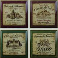 Wine Decors Label 4pz