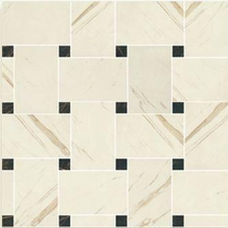 2405310  Mosaico Intreccio Bianco-Nero