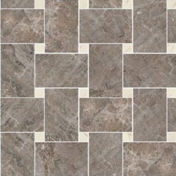 2405350  Mosaico Intreccio Grigio-Bianco