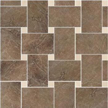 2405360  Mosaico Intreccio Marrone-Beige
