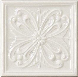 G91127 White Formella Floreale
