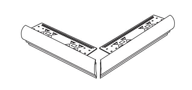 558991 Angolo Toro Con Lamina Bianco Rett