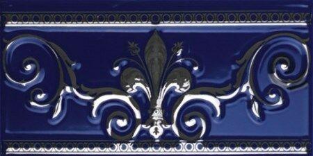Cenefa Noblesse Cobalto Silver