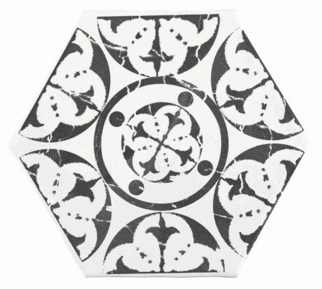 Marakech Agadir Negro Hexagon