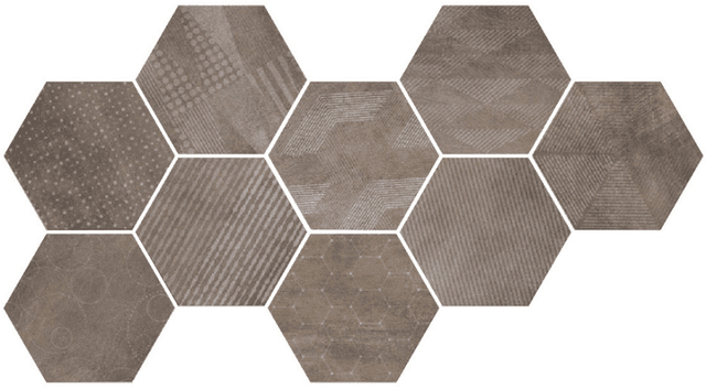 Hexagon Freeport Brown
