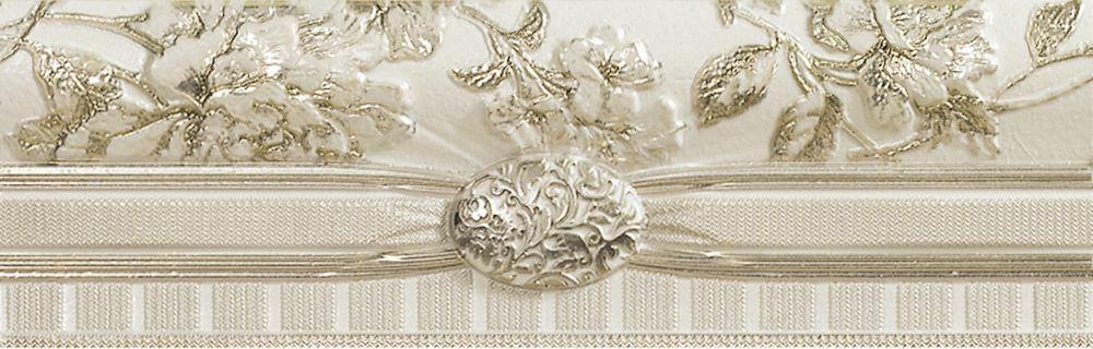 Cenefa Decor Plata-perla