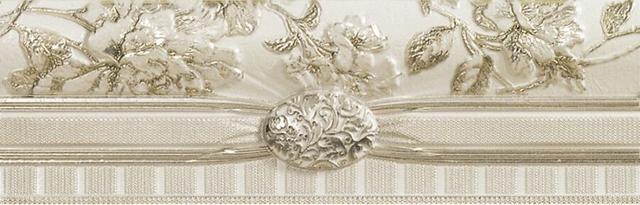 Cenefa Decor Plata-perla