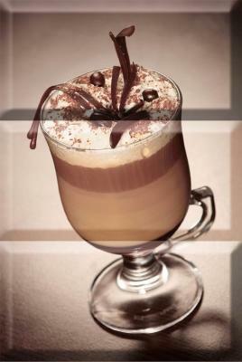 Composicion Coffee Capuccino Marron