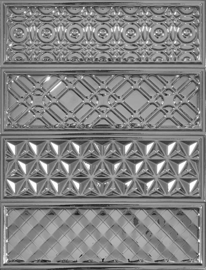 Garden Dec Geometry PVD Plata