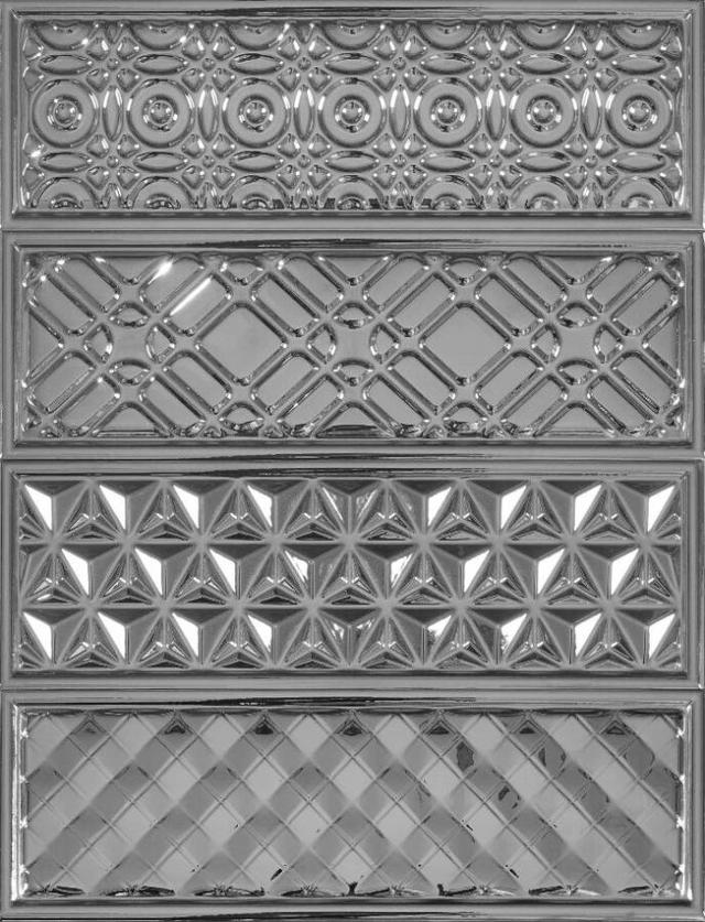 Garden Dec Geometry PVD Plata