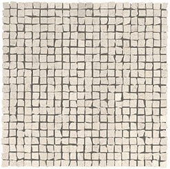 Clauzetto White Tumbled Mosaic