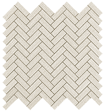 White Herringbone Wall