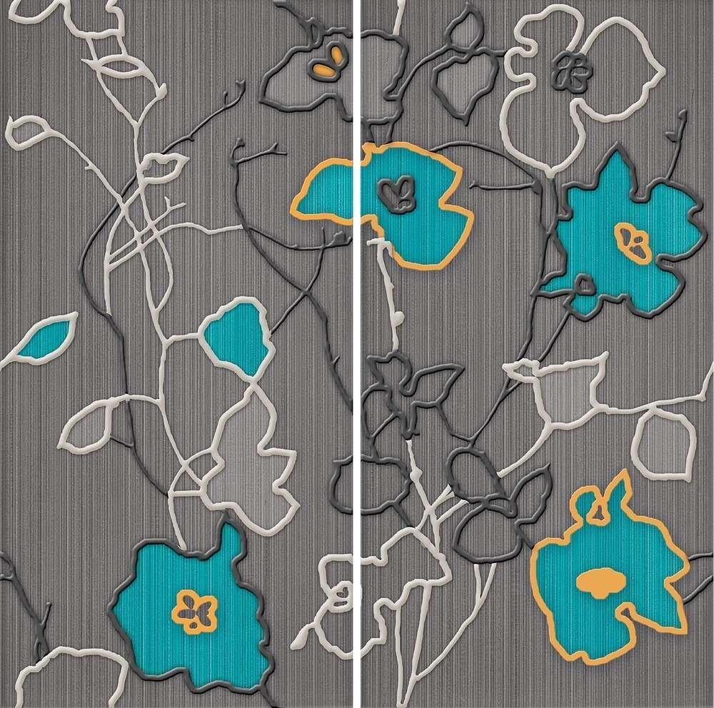 DK1 36DG Flower Grigio