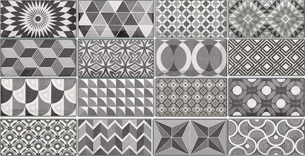 21396 Metro Patchwork B&W