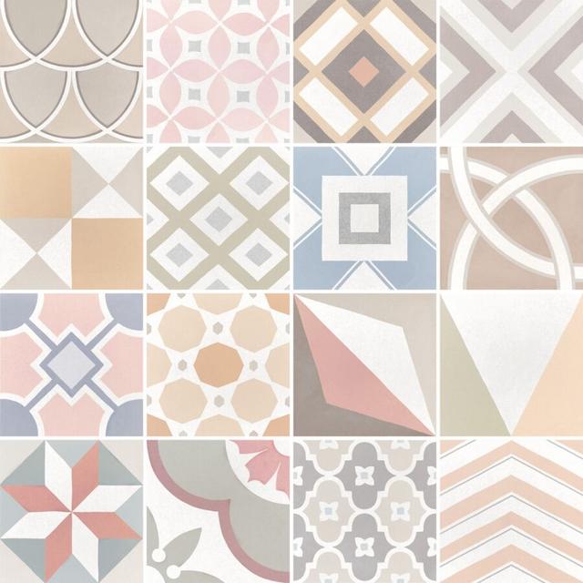 22103 Deco Patchwork Pastel