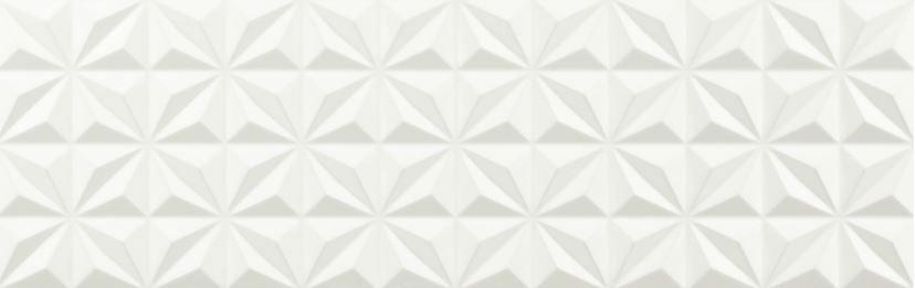 Glass Geo Glossy Blanco