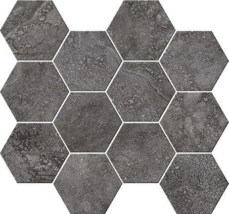 Cross Cut Black Mosaico
