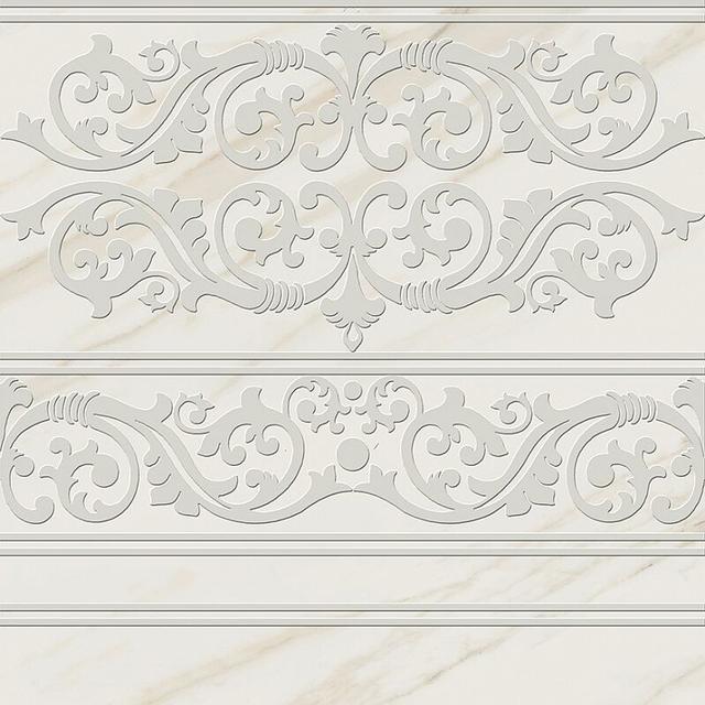 Dec Cenefa Vitreo Blanco Rect