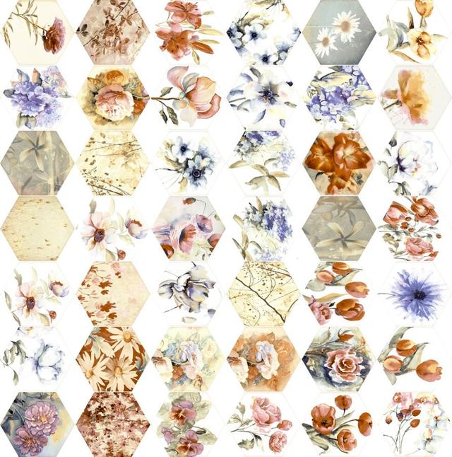 Flores Acuarelas mix