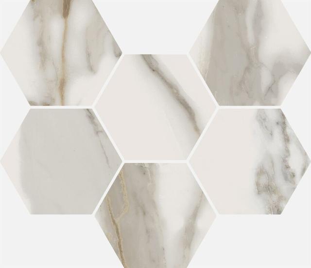 620110000047 Calacata Hexagon