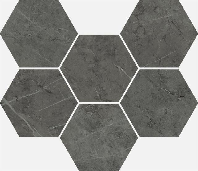 620110000050 Antracite Hexagon