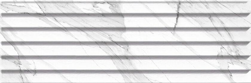 Carrara Relieve Stripe Blanco Br