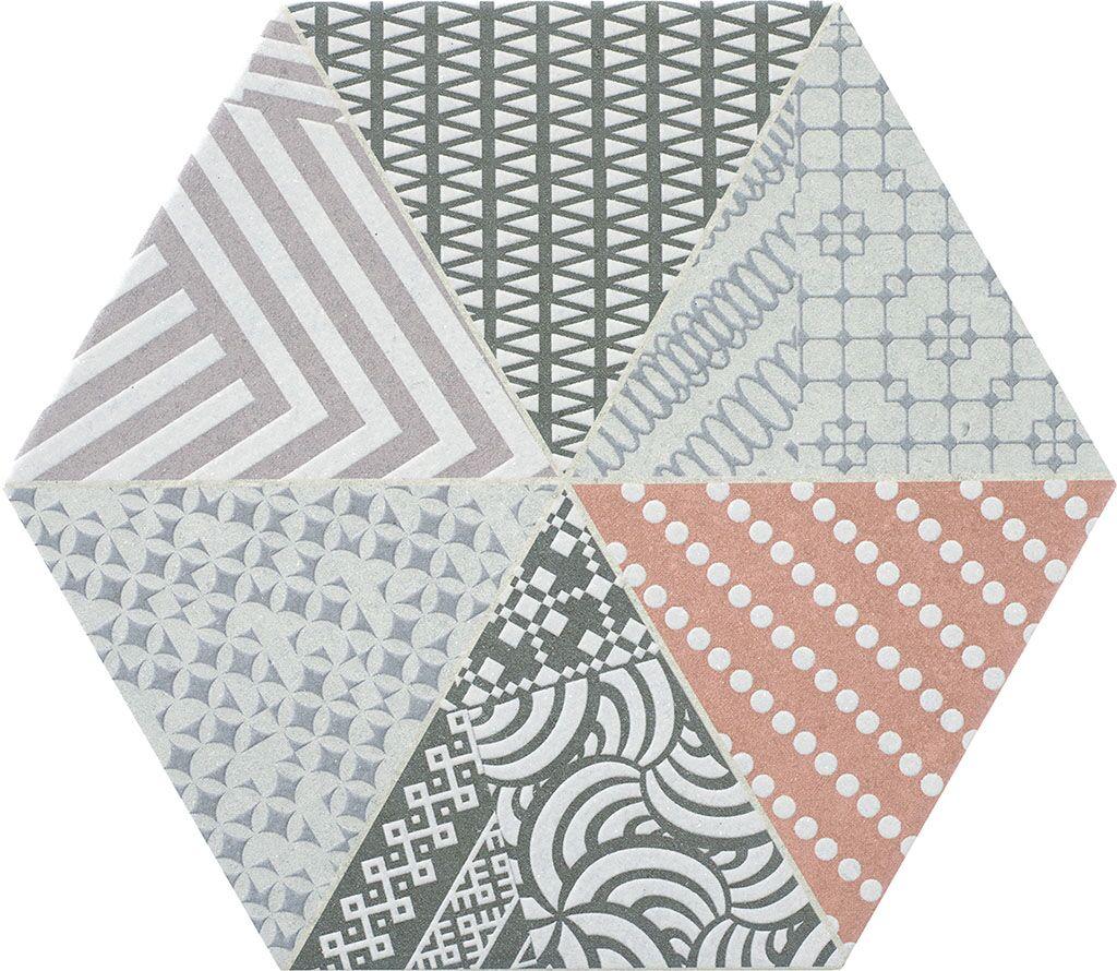Hexa Mix-3 Gris Coral
