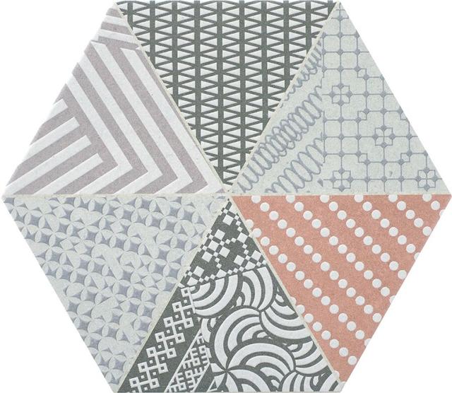 Hexa Mix-3 Gris Coral