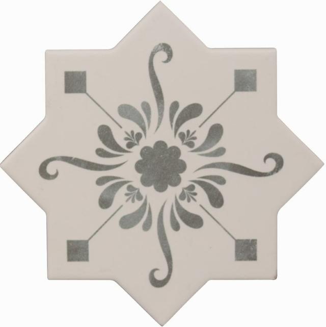Star Dec Stencil Grey
