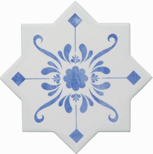 Star Dec Stencil Electric Blue