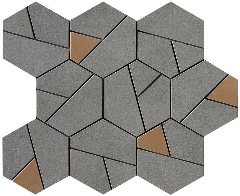 AN68 Smoke Mosaico Hex Yellow