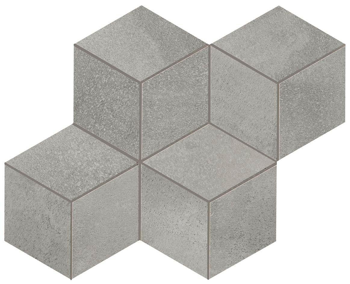 A0UO Aluminium Mosaico Esagono Matt