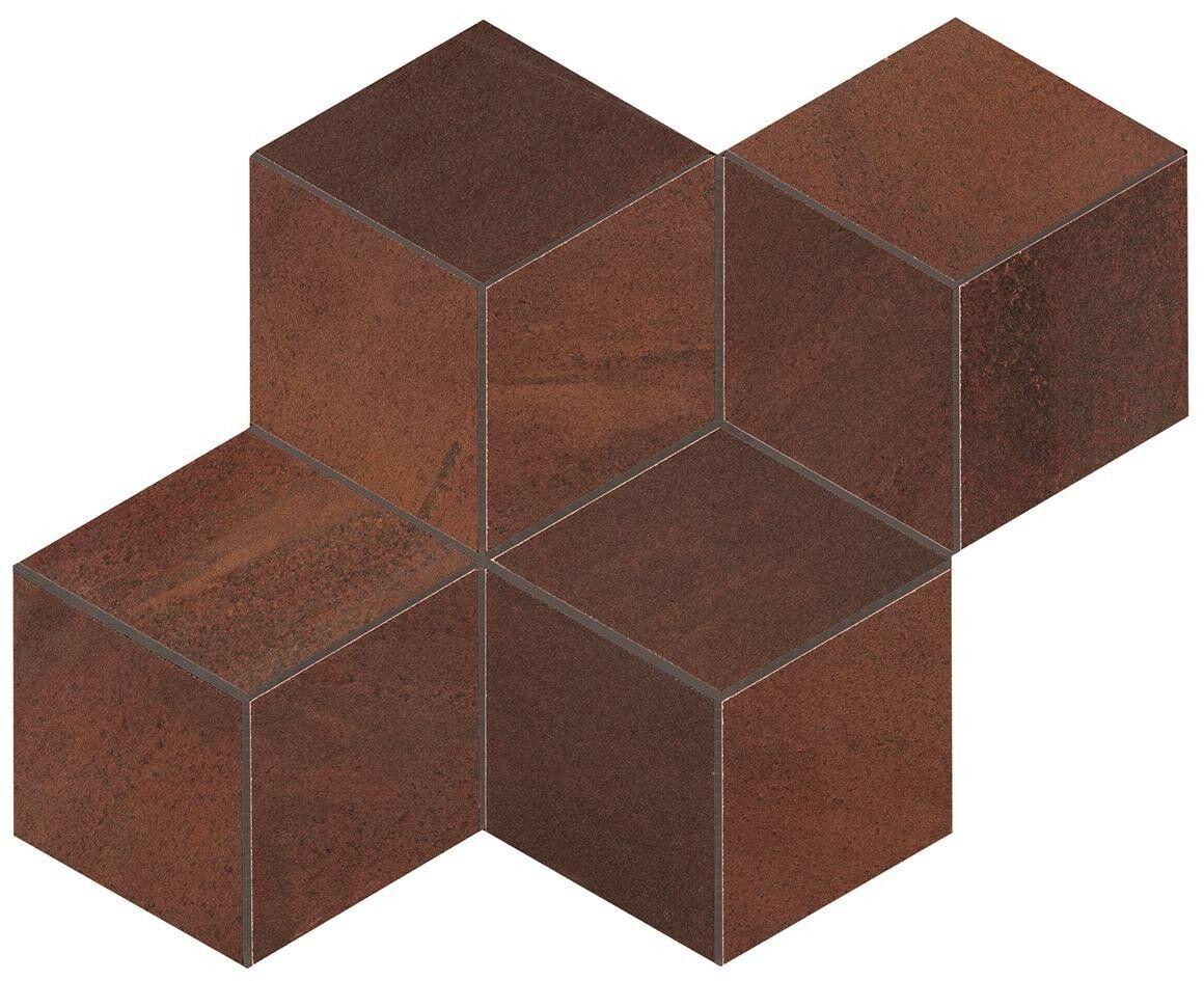 A0UP Corten Mosaico Esagono Matt
