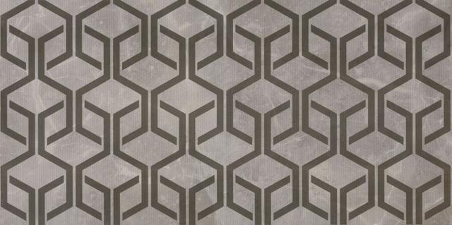 8MHG Grey Fleury Hexagon