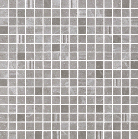 9MVE Grey Fleury Mosaic