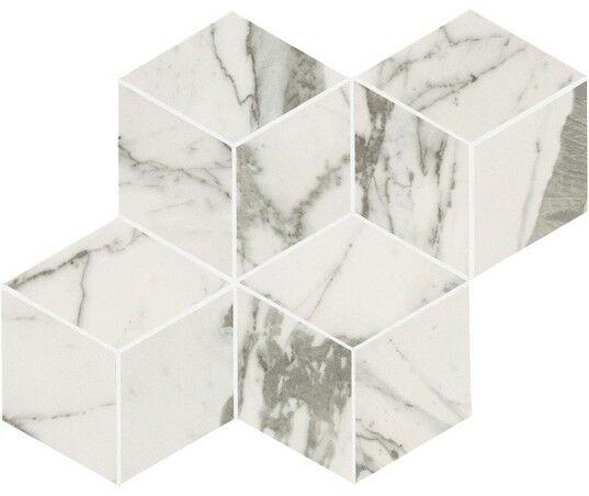 ADVK Statuario Select Mosaico Esagono Lappato