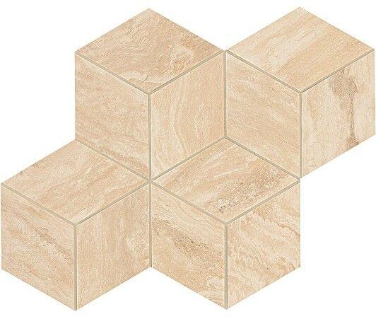 ADVL Travertino Alabastrino Mosaico Esagono Lappato