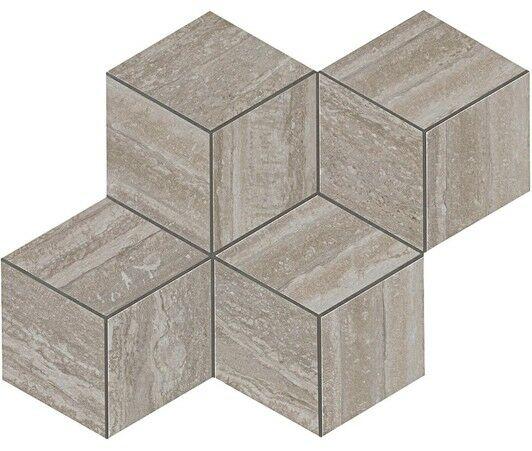 ADVN Travertino Silver Mosaico Esagono Lappato