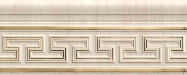 M5LQ Listello Classic Travertino