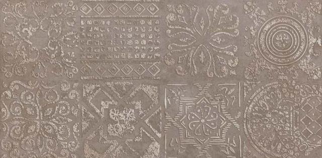 PATLAPBRO30 Dec Patchwork Brown Lapp