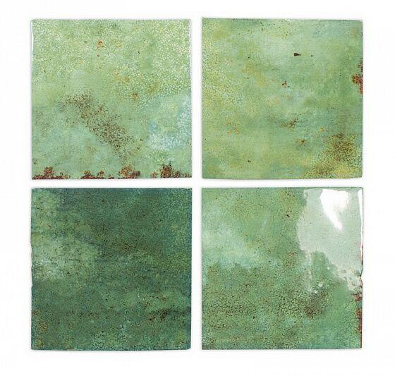 123078 Enamel Square Moss